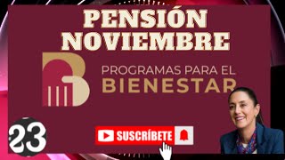 ✔️DEPOSITO 💵PENSION ADULTOS MAYORES NOVI3MBRE 🗓️ [upl. by Rraval]