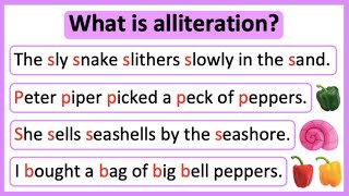 What is alliteration 🤔  Alliteration in English  Learn with examples [upl. by Lacim]