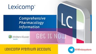 Lexicomp Premium Account 1 Year Registered [upl. by Arba]