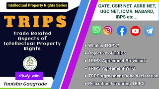 TRIPS  TRIPS Agreement  TRIPS in IPR  TRIPS in Intellectual Property Right by Tanisha Gangrade [upl. by Baler164]