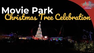 Movie Park  Christmas Tree Celebration 2024  4k [upl. by Rachele]