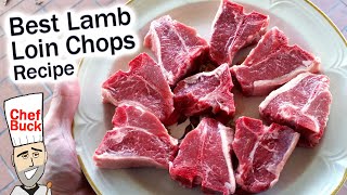 Best Lamb Loin Chops in a Skillet [upl. by Maibach232]