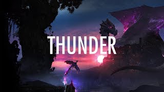 Imagine Dragons – Thunder Lyrics 🎵 [upl. by Yrnehnhoj]