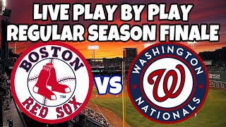 Boston Red Sox vs Washington Nationals Live Play By Play And Reactions Dirtywater RedSox [upl. by Buskirk]