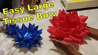 DIY Large Gift Bow [upl. by Cordelie]