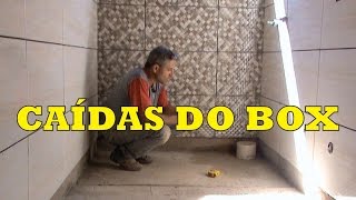 APRENDAM COMO FAZER AS CAÍDAS NO BOX DO BANHEIRO [upl. by Alokin]