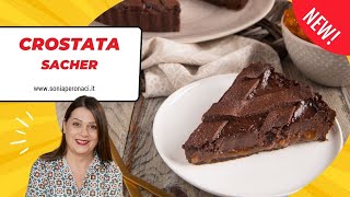 Crostata Sacher versione golosa della torta classica al cioccolato [upl. by Sirois]