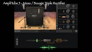 AmpliTube 5 2  Mesa  Boogie Triple Rectifier feat Babymetal Gimme Chocolate [upl. by Sherlock]