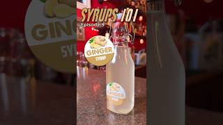 Syrups 101  How to Make Ginger Syrup 🫚 [upl. by Airtina180]