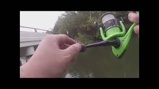 Challenging Dock Bridge Bass Fishing Adventure No Catches Just A Lot Of Patience [upl. by Ahselrac]