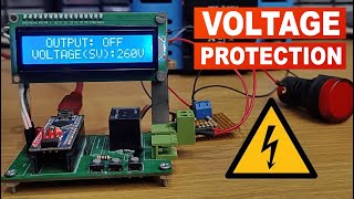 How To Make Overvoltage Protection Circuit  Arduino Project [upl. by Netsirt5]