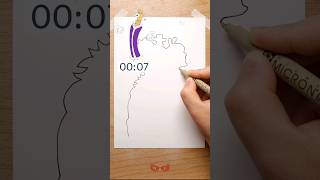 Lets draw the outline of Kinger in 47 seconds [upl. by Aruabea]