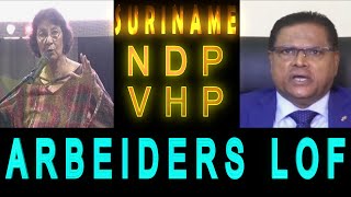 Suriname NDP vs VHP Ingezonden Arbeiders LOF Stukken A KOM FU 2024 [upl. by Terrance666]