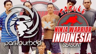 Parkour Bandung in Sasuke Ninja Warrior Indonesia Season 1 part 12 [upl. by Mozes]