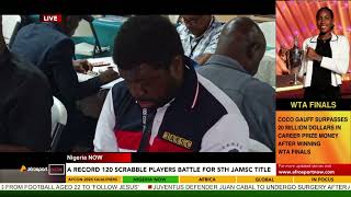 A RECORD 120 PLAYERS FOR 5TH JANET ADOWEI MEMORIAL SCRABBLE CHAMPIONSHIP 2024 scrabble JAMSC [upl. by Elaen]