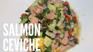 How to make Salmon Ceviche Quick amp Easy Recipe Inspired by Rio De Janerio Brazil Trip [upl. by Faxon964]