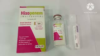 Hixopenem 500mg Injection Uses Hixopenem 1g Injection Uses Meropenem Injection Uses Hixopenem Inj [upl. by Teiv]