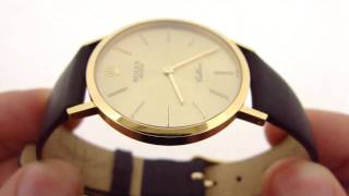 Rolex Cellini 4112 18K Gold Watch [upl. by Felton437]