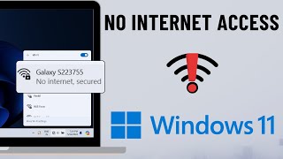 FIXED WiFi Connected But quotNo Internet Securedquot Error in Windows 11 [upl. by Willmert663]