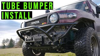 FJ Cruiser Front Tube Bumper Installation [upl. by Attlee]