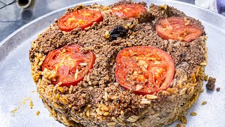 “Makloubeh Batenjenquot the Lebanese Way with Minced Meat amp Cooking Techniques with Chef Ali in Sharjah [upl. by Sillyrama]