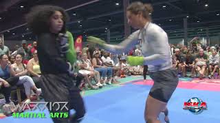 Round 1 2024 Womens US Open ISKA Sport MMA Division [upl. by Erodroeht]