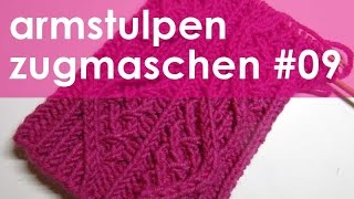 nadelspiel StriMiMi Jänner 2016  Zugmaschen  Mütze Armstulpen Socken  Teil 9 [upl. by Metzgar]