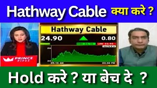 Hathway Cable share latest news today hathway Cable share analysis buy or not Target [upl. by Calabrese903]