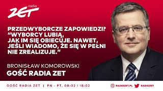 Komorowski Wyborcy lubią jak im się obiecuje Nawet jeśli wiadomo że się tego nie spełni [upl. by Sonahpets788]