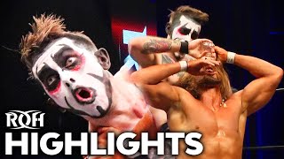 Danhausen Attacks Rhett Titus with HUMAN TEETH ROH Highlights Jan 31 2020 [upl. by Libbey]