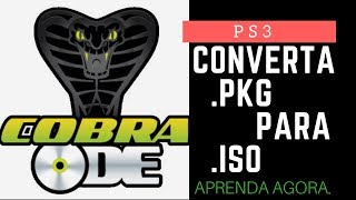 Tutorial como converter jogos pkgPSN FULL completo para iso [upl. by Cresida]