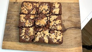 BROOKIES chocolate chip cookie  brownie the viral recipe to TRY NOW ✨ [upl. by Ateikan703]