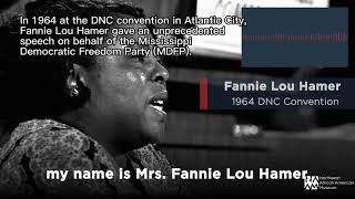 Fannie Lou Hamers Mississippi Freedom Democratic Party Speech [upl. by Bradly]