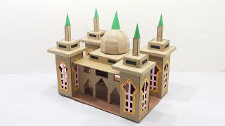 DIY  How To Make Cardboard Masjid [upl. by Bull]