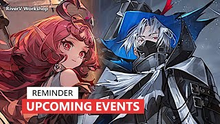 Upcoming Events  Nov 7 2024 Global  Arknights明日方舟 年末頃までのイベント一覧 [upl. by Strickler239]