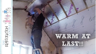 Insulating Between amp Under Rafters  Loft Conversion Project 40 [upl. by Ahseenat675]