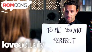 To Me You Are Perfect  Love Actually  RomComs [upl. by Vanhomrigh829]