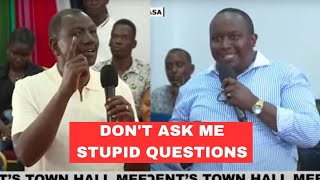 DONT ASK ME STUPID QUESTIONS IM YOUR PRESIDENTquot LISTEN RUTO TRASH JOURNALIST ON POLICE BRUTALITY [upl. by Ardyth957]