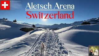 Riederalp Aletsch Arena  Aletsch Gletscher  Switzerland 4K [upl. by Yenalem253]