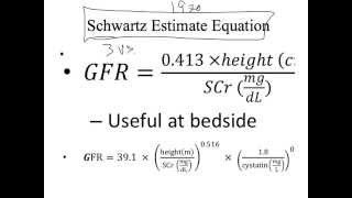 Chronic Kidney Disease  Calculate GFR and Estimate [upl. by Holly781]