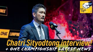 LIVE interview with Chatri Sityodtong  latest ONE Championship news  Post Fight Podcast [upl. by Birdella]