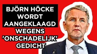 🔴Björn Höcke wordt aangeklaagd wegens onschadelijk gedicht [upl. by Archangel]