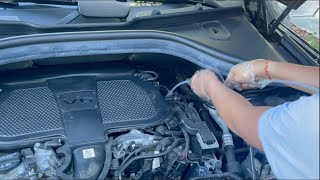 MercedesBenz GLE Oil Change [upl. by Macnair845]