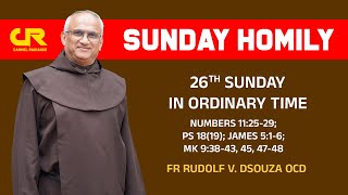 Sunday Homily  26th Sunday in OT  Year B  Fr Rudolf V Dsouza OCD [upl. by Gemina]