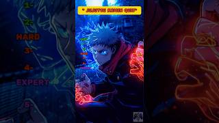 Only True Fans Can Ace This Jujutsu Kaisen Quiz anime quiz shorts jujutsukaisen [upl. by Studnia]