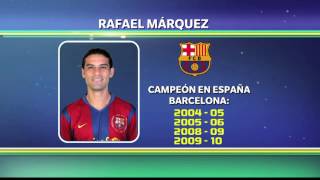 Los 20 trofeos que ha ganado Rafael Márquez [upl. by Aierbma]