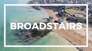 Broadstairs  An aerial view of Broadstairs on a beautiful summer sunny day [upl. by Mccomb]