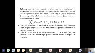 Unit commitment constraints [upl. by Whitnell529]