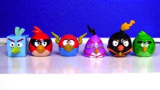 AWESOME Angry Birds SPACE toy with red LASER [upl. by Lossa]