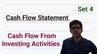 Cash Flow Statement Set 4 Cash Flow From Investing Activities Ratan Mishra Classes [upl. by Bremser]